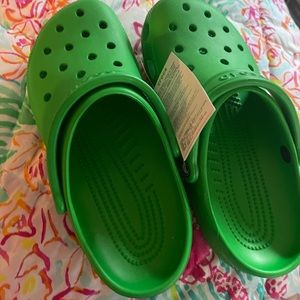 Green crocs